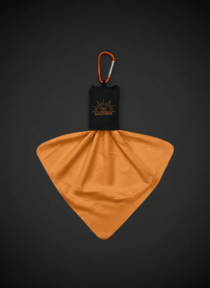 Microfibre Lunettes & Pochette | Orange