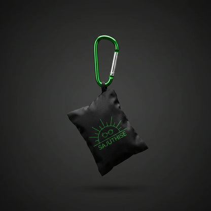 Microfibre Lunettes & Pochette | Verte